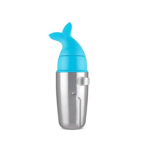 True Zoo Humphrey: Whale Stainless Steel and Silicone 16 oz Cocktail Shaker