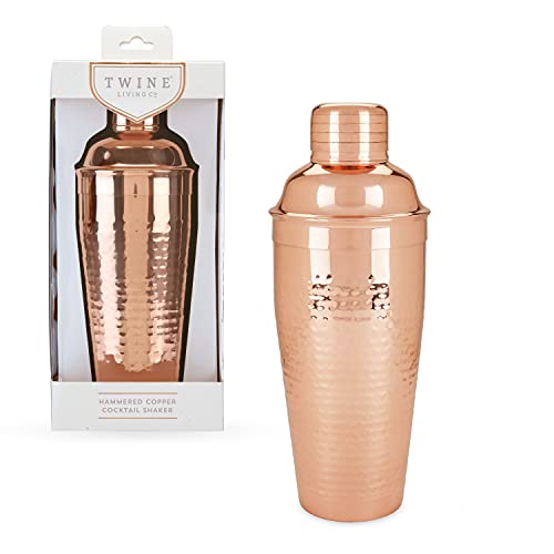 Twine Hammered Copper Cocktail Shaker 25oz
