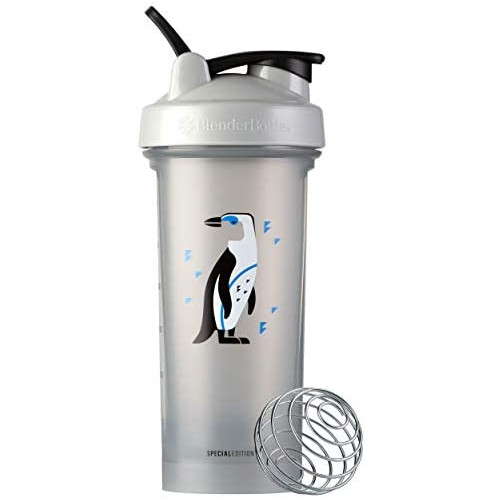 BlenderBottle Ocean Animals 클래식 Shaker Bottle Perfect Protein Shakes Pre Workout 28oz Shark