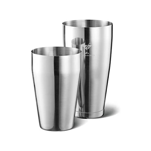 KITESSENSU Boston Shaker Tins 18oz & 28oz 18/8 Grade 스테인레스 스틸 Bartender Cocktail Recipes Booklet