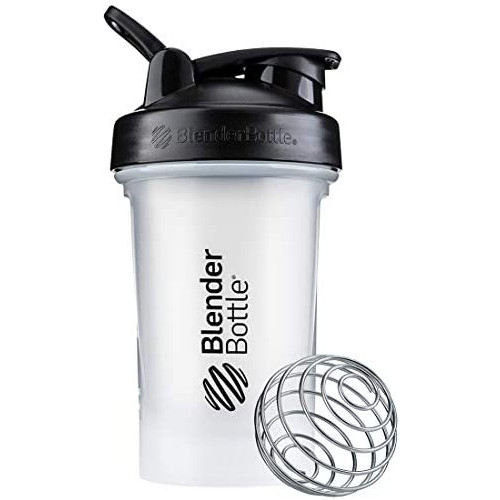 BlenderBottle C03595 클래식 V2 Shaker Bottle 20oz Clear/Black