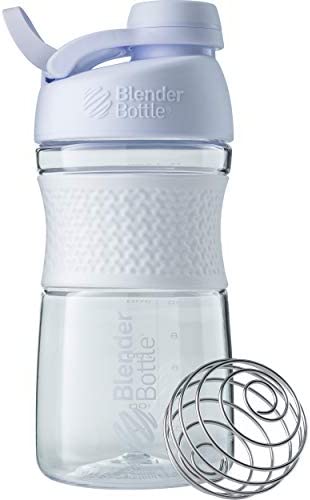 BlenderBottle SportMixer Shaker Bottle Perfect for Protein Shakes and Pre Workout, 20-Ounce, Plum