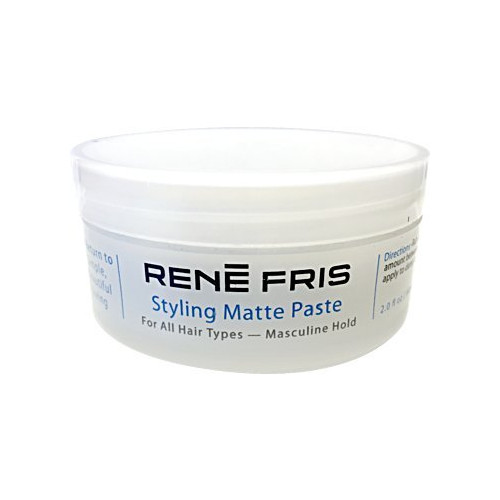 René Fris Best 매트 Styling Paste Masculine Strong Hold 헤어 Product All Types w/ 프로페셔널 Wax Clay 유니크 Formula Fiber that is 경량 but