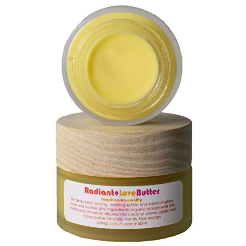 Living Libations - Organic/Wildcrafted Radiant Love Butter Massage Cream 1.69 oz 50ml