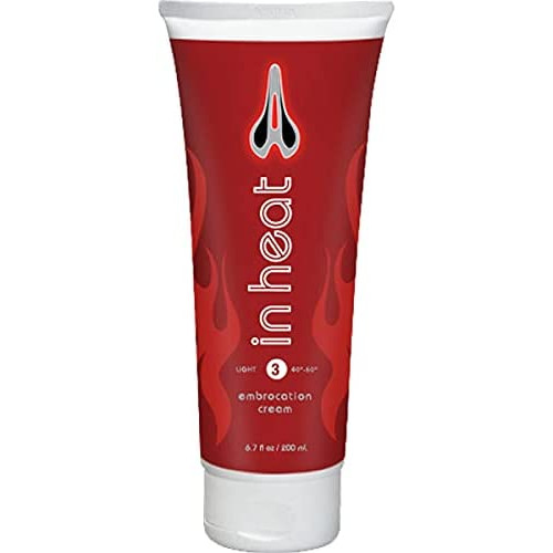 dznuts InHeat Embrocation Cream, Cold Weather Chamois Cream, High Heat, 6.7 fl. Oz, 200ml