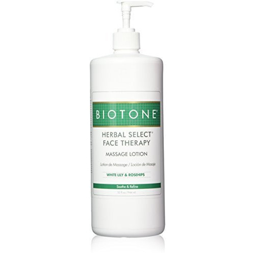 Biotone Herbal 셀렉트 Face Therapy Massage Lotion - 32oz Pump Bottle