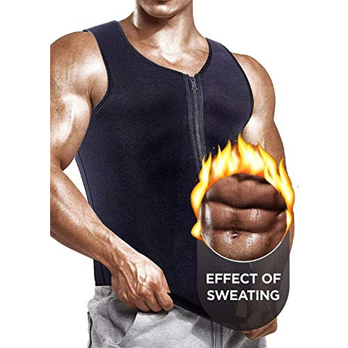 Newest Effective Mens Waist Trainer Vest Weightloss Hot Neoprene Cor 세트 Body Shaper Zipper Sauna Tank Top Workou티셔츠