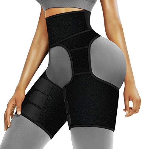Waist Thigh Trainer Butt Lifter Neoprene Hip Raise Slimmer Sweat Trimmer Plus Size 여성 Men Workout