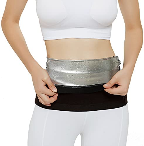 LUCKY CLOVER Waist Trimmer 여성 Sauna Sweat Belt Neoprene-Free Cincher