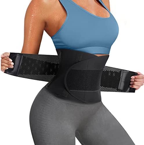 SCARBORO 여성 Sweat Waist Trimmer Sauna Trainer Slimming Body Shaper 스포츠 Girdles Workout Belly Band Belt