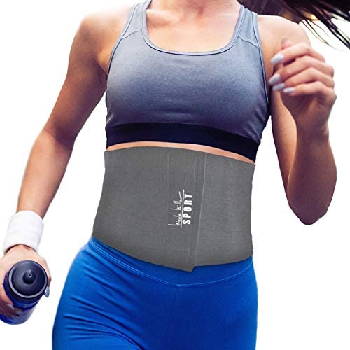Nicole Miller Waist Trainer Sweat Belt Trimmer Weight Shaper Exercise