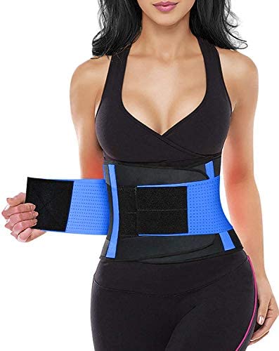 YIANNA 여성 Waist Trainer Belt - Slimming Sauna Trimmer Belly Band Sweat 스포츠 Girdle
