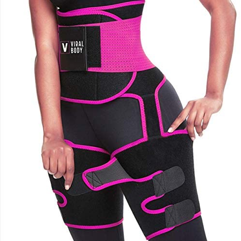 Viral Body Waist Trainer Thigh Trimmer Butt Lifter Premium 3-in-1 Shaper
