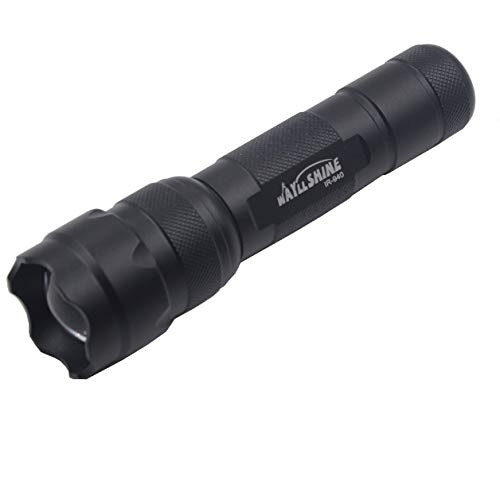 WAYLLSHINE 940nm IR Flashlight Infrared Illuminator Night Vision Zoomable Hunting Camera