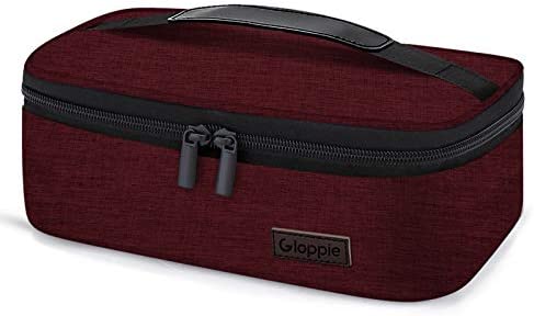 Gloppie Small Lunch 가방 Men 여성 Insulated Box 미니 Lunchbox Thermal Boxes 성인 Pail Petty Food Containers Portable Cooler Bags Reusable Snack Loncheras Para Hombres Black