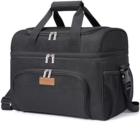 Lifewit Soft Cooler Bag Lightweight Portable Cooler Tote Double Layer