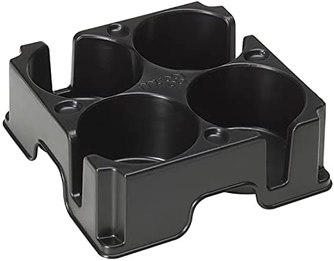 Muggi 4 컵 머그잔 Glass Bottle Holder Carrier Tray 매트 Use it anywhere Couch Floor Bed 남성 Cave Car RV Camper Camping Park Beach Anti Spill Made UK