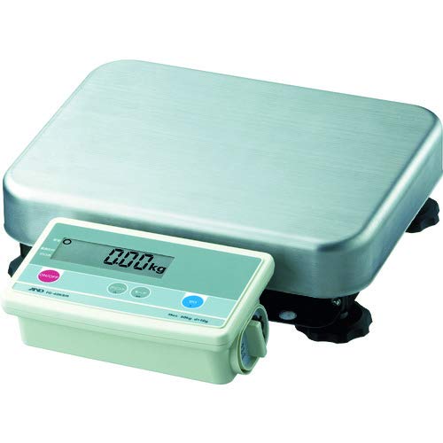 A&D 디지털대 저울질/폴무 FG-60KBM 우박량60kg 최소 표시0.01kg 명치수300 W 390 D mm 검정무 u203B계량법 준거 제품