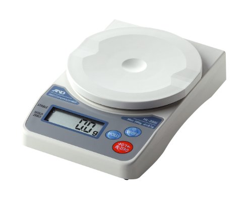 A&D 디지탈 저울질 HL-200i ≪우박량:200g 최소 표시:0.1g 명치수:φ130mm 검정무≫ u203B계량법 준거 제품