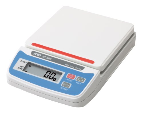 A&D 디지털 저울질 HT-500 우박량510g 최소 표시0.1g 명치수132 W 130 D mm 검정무