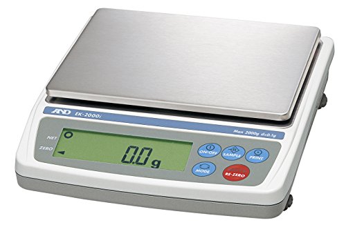 A&D 퍼스널천 편 EK-2000i 우박량2000g 최소 표시0.1g 명치수170 W 133 D mm 검정무