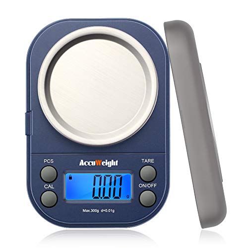 Accuweight 디지털 계량기 휴대 타입 저울질 전자 스케일 전자칭 정밀 0.01g단위 300g 업무용 천칭 계측AW255