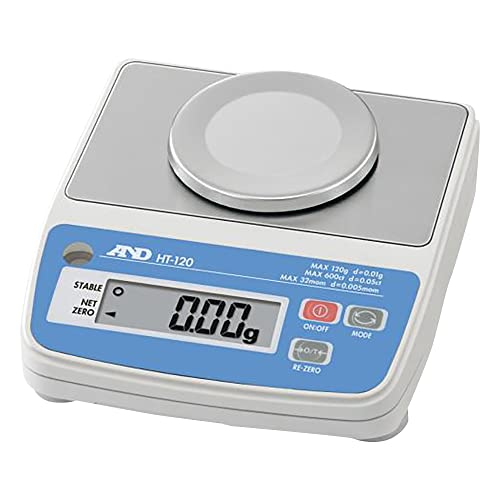 A&D 디지털 저울질 HT-120 우박량120g 최소 표시0.01g 명치수φ70mm 검정무