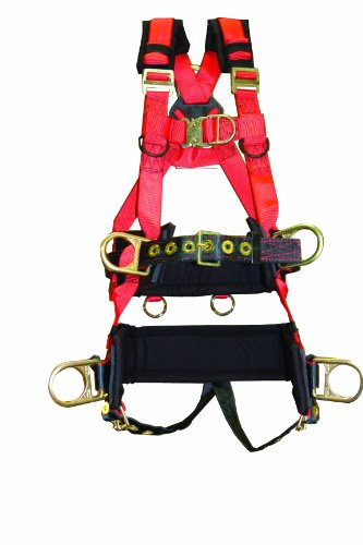Elk River 66612 EagleTower Polyester/Nylon LE 6 D-Ring Harnesses Quick-Connect Buckles Medium