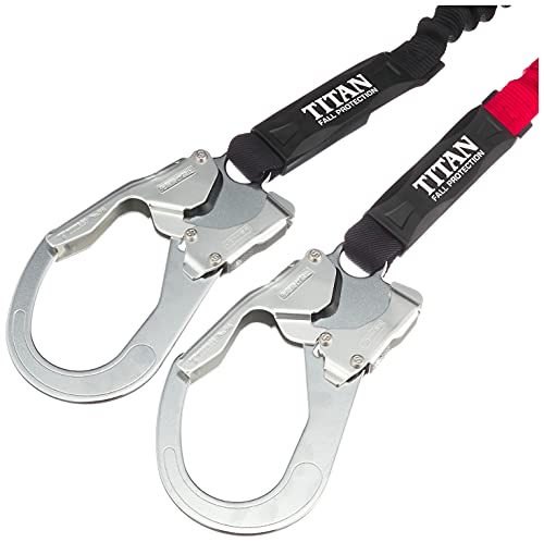 TITAN 신규격 추락 제지용 기구 런 야드 EXJ더블 EXJ하네스용 HL-ERW