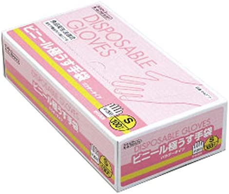 던롭 홈 프로덕츠 products 비닐 장갑 일회용 극박 파우더 타입 반투명 L 청소 세탁 원예 개호 100매입
