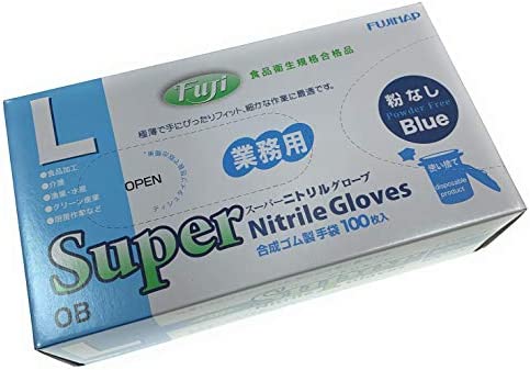 후지 슈퍼니토리루구로부 파래 가루 없음 선택할 수 있는 사이즈 S M L 100매