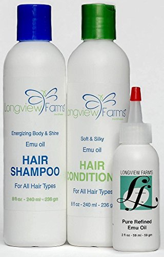 Longview Farms 에뮤 오일 샴푸 & 컨디셔너 세트