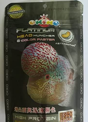 OKIKO Platinum 우수한색 플라워 호른의고부용 먹이- 100g Large