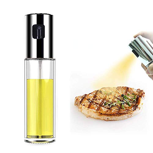 Oil Sprayer Cooking Olive Mister Food Grade 스프레이 Portable Transparent Vinegar Bottle Dispenser BBQ Salad Kitchen Baking Roasting Frying Sliver