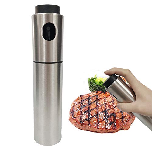 LiXiongBao Olive Oil Sprayer 100ml Mister Dispenser Kitchen Leak-Proof 스프레이 Bottles Spritzer Cooking BBQ Grilling Frying 스테인레스 스틸