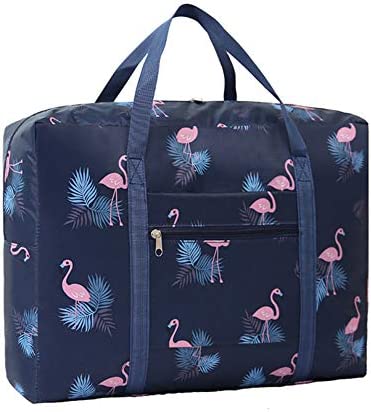 Nabegum 접이식 Travel Duffel 가방 Carry on Luggage Flamingo 체육관 Weekender Overnight 여성 Girls