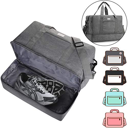 ACECHA 체육관 가방 Shoes Compartment Shoulder Travel Duffel Swim 여성 Men