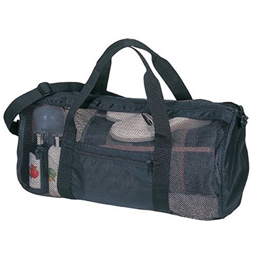 SDI 636391901048 스포츠 체육관 Mesh Roll 가방 Black
