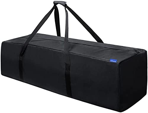 INFANZIA 47 Inch Zipper Travel Duffel 체육관 스포츠 Luggage 가방 Water Resistant Oversize Black