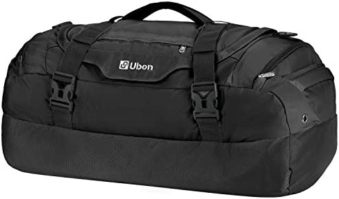 Ubon 55L Travel Bags Breathable 스포츠 Duffle Men 여성 멀티 Pockets Yellow