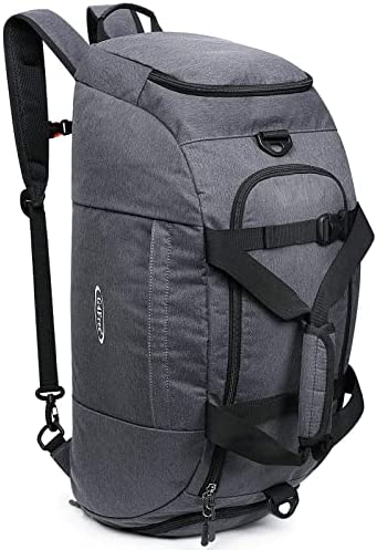 G4Free 40L 3-Way Duffle 백팩 체육관 가방 Men 여성 스포츠 Duffel Shoe Compartment Travel Luggage