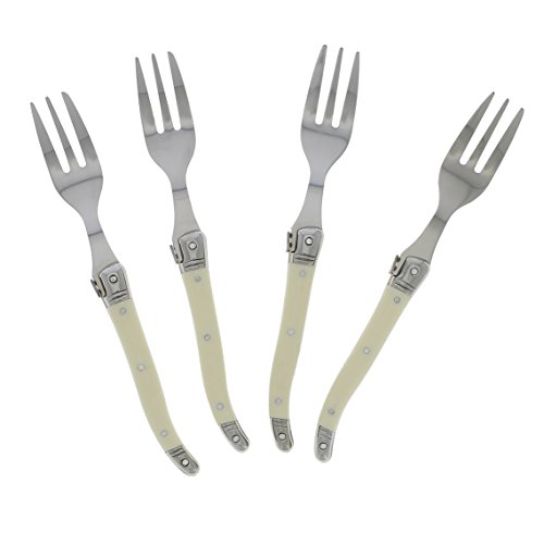 French Home LG091 디저트 포크(4개 세트) 아이보리