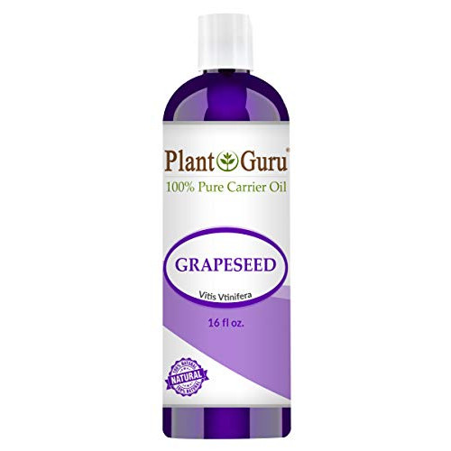 Grapeseed Oil 16 oz. Cold Pressed 100% Pure Natural Carrier - Skin Body 헤어 Moisturizer. Works Massage Aromatherapy & More