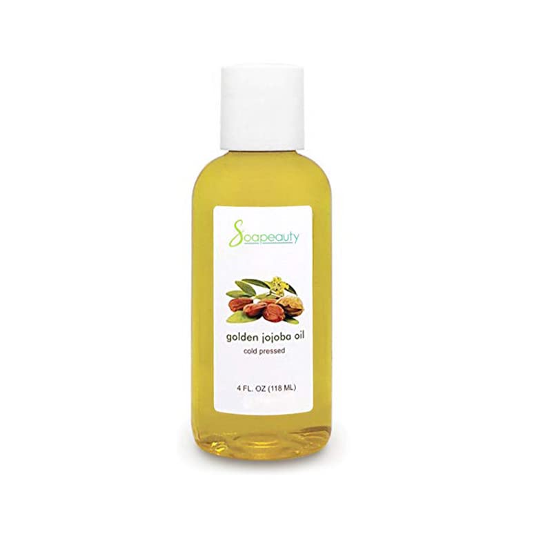 JOJOBA OIL Organic Cold Pressed Unrefined 100% Pure Natural Golden Jojoba Oil Carrier Essential Oils Moisturizer Skin Face & 헤어 Massage Soap Making Sizes 4OZ 1 GALLON 64 OZ