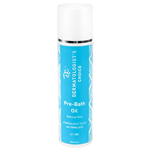 Dermatologist Choice - Pre-Bath Shower Oil 5oz &ndash Body 컨디셔너 Made Jojoba Locks Natural Moisture Fragrance-Free Clinical 프로페셔널 Grade Cruelty-Free