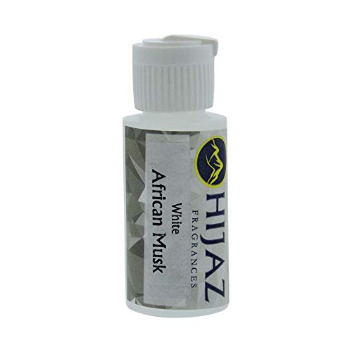 Hijaz White African 머스크 Alcohol Free Fragrance 향수 Scented Body Oil 1/3 oz Bottle