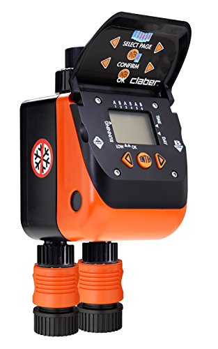 Claber 8420 Aquadue 듀플로 Evolution 듀얼 Outlet Digital Water Timer