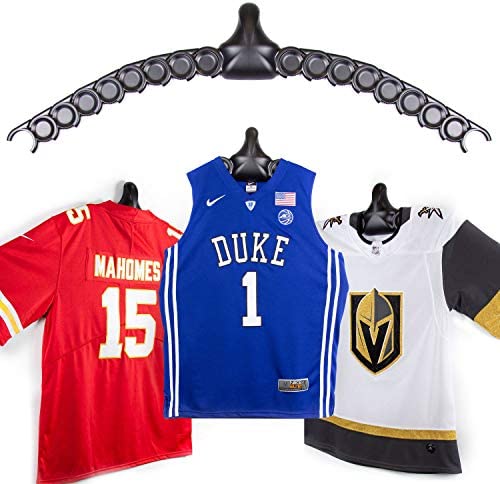 ChalkTalkSPORTS JerseyGenius Ultimate Display All Jerseys Shapes Fit Any 스포츠 Jersey Versatile Hanger Wall