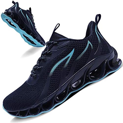 TIAMOU Men 러닝 Walking Shoes 스포츠 Athletic Wihte 조깅 Sneakers