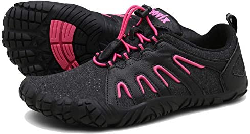 Voovix Mens Barefoot Shoes Womens Gym Athletic Trail Running Shoes Unisex Minimalist Hiking Shoes for Outdoor Sports Cross Trainer